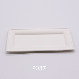 Bagasse rectangular plate